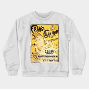 Poster for France Champagne (1891) by Pierre Bonnard Crewneck Sweatshirt